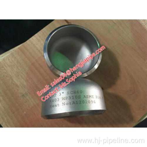 3'' SCH40 stainless steel A403 WP310 Cap